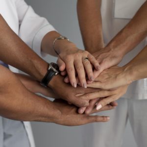 Doctors Hands Teamwork